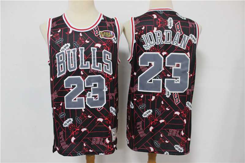 Bulls 23 Michael Jordan Black Red Tear Up Pack Hardwood Classics NBA Finals Patch Jersey,We sell and wholesale Bulls 23 Michael Jordan Black Red Tear Up Pack Hardwood Classics NBA Finals Patch Jersey on line form chian!
